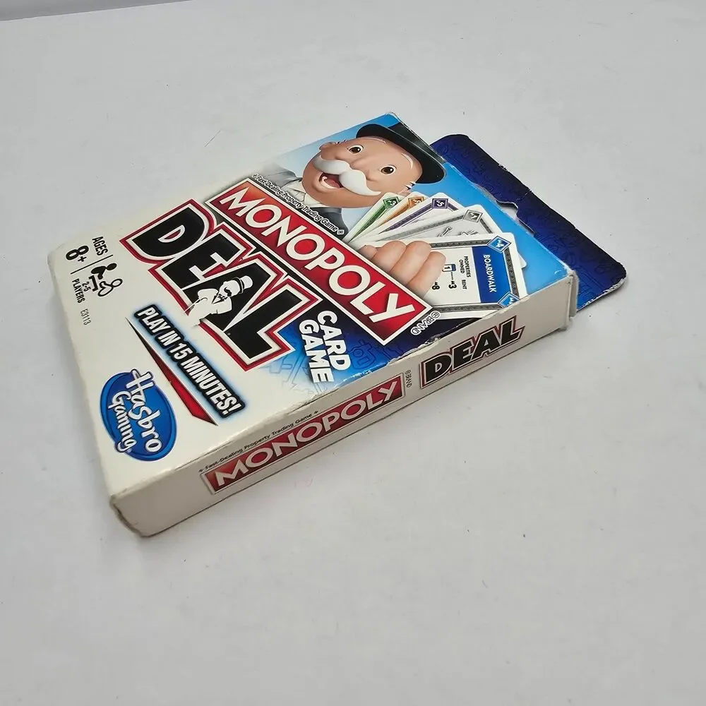 Monopoly Deal Card Game Complete With Box and Rules Hasbro Gaming